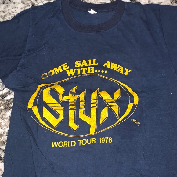 VINTAGE STYX Band tee - Picture 1 of 5
